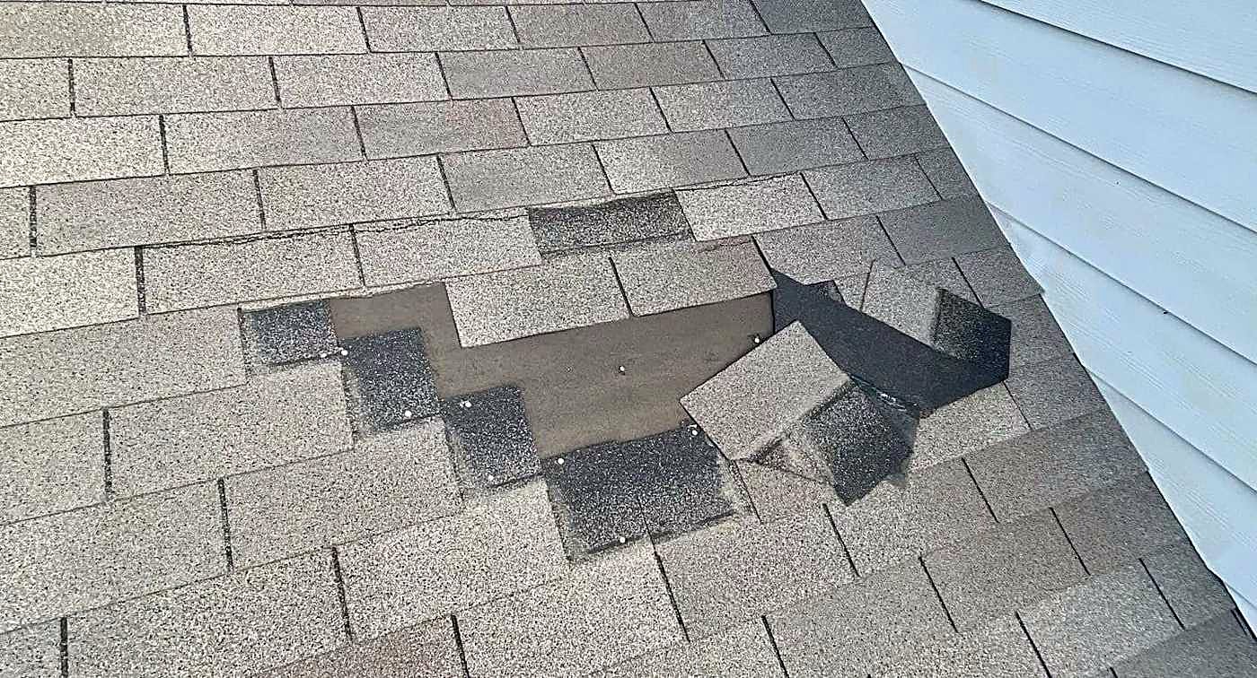 Wind Damage Roof Repair by Honey Bees Roofing